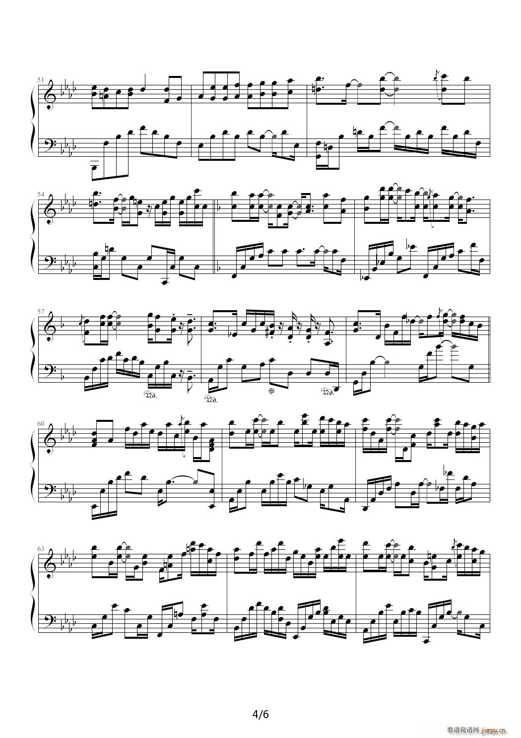 雨凡幻想曲 降A调4