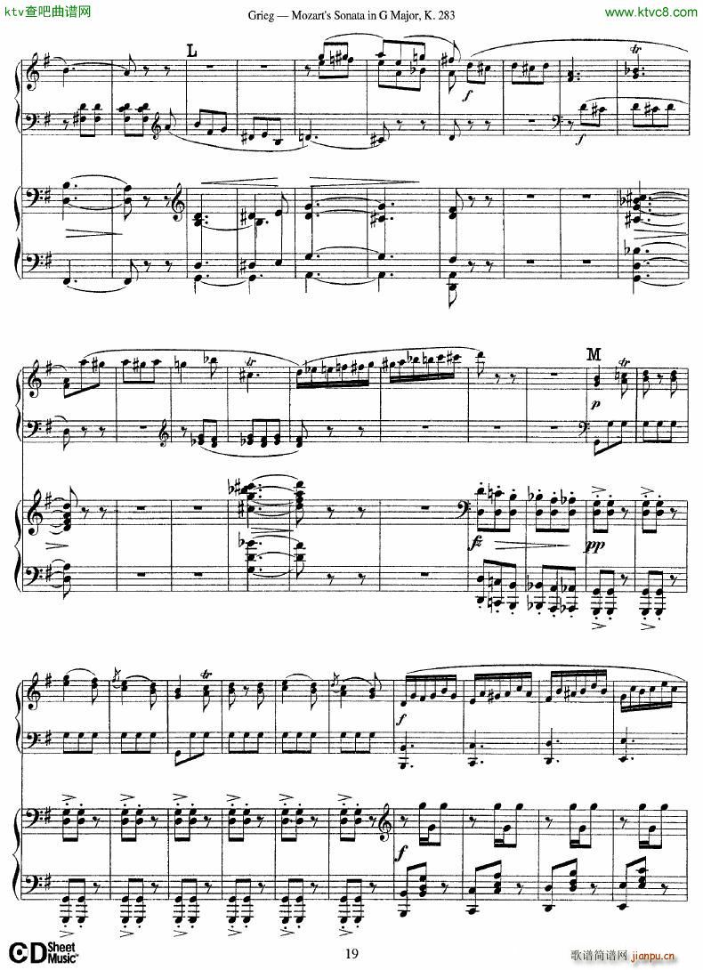 Grieg Sonata K 582 Mozart 2nd Piano Grieg19