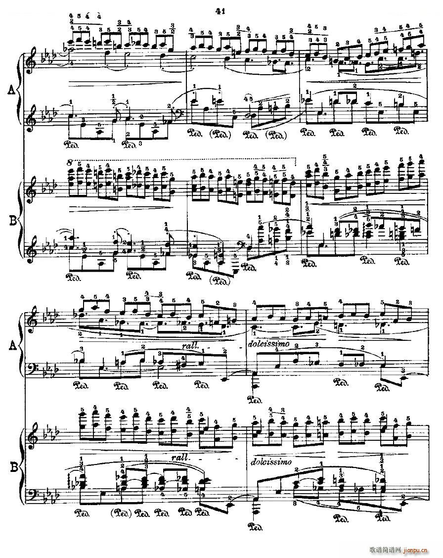 肖邦《练习曲》Fr Chopin Op 25 No2-33
