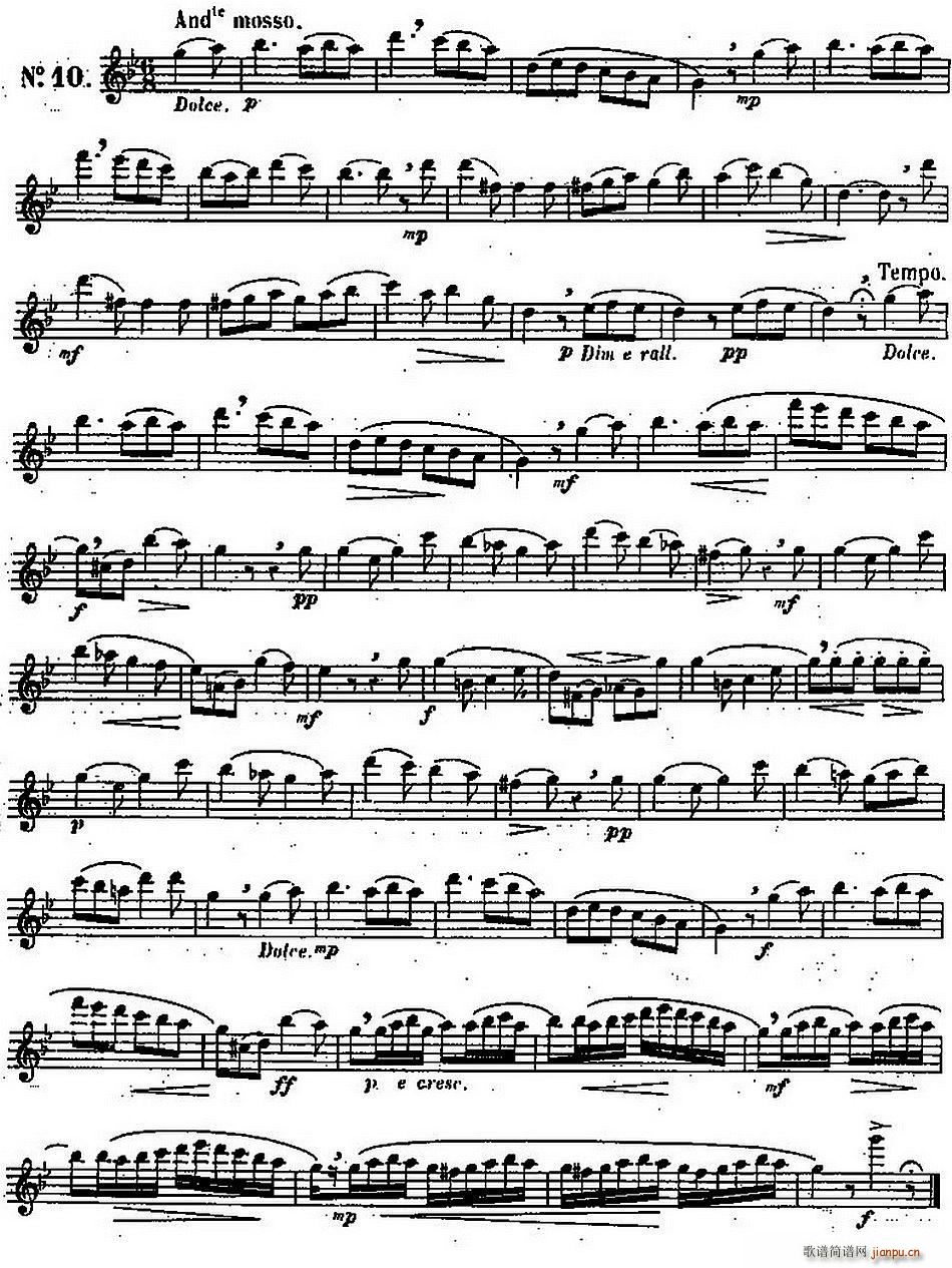 二十首练习曲作品131号(NO 10)1