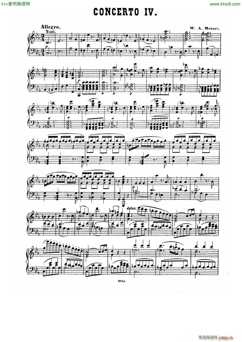 Hummel Mozart K491 Klavierkonzert1