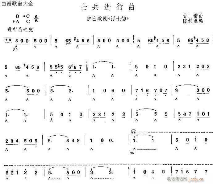 口琴 士兵进行曲1