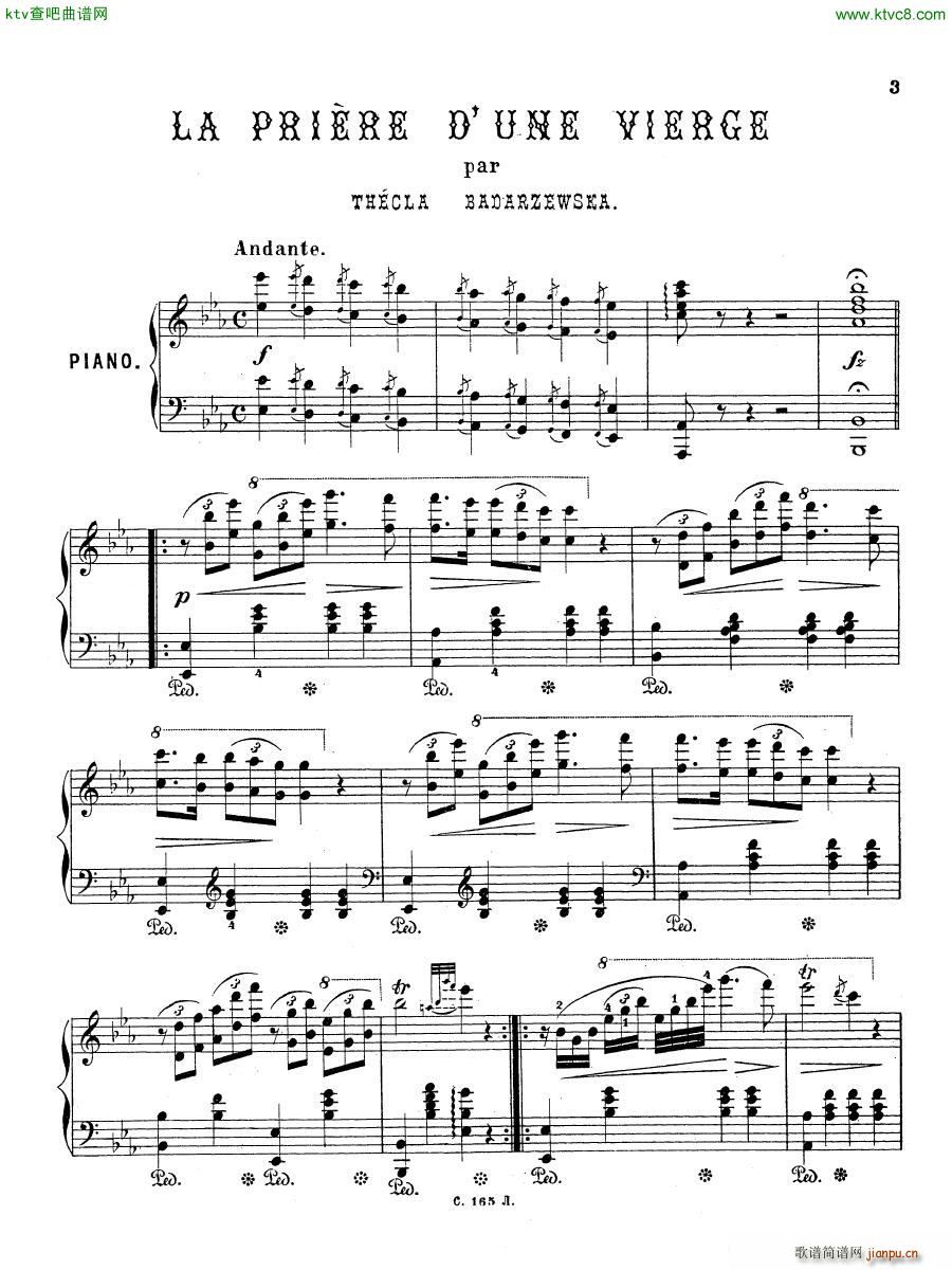 Badarzewska The Maidens Prayer1