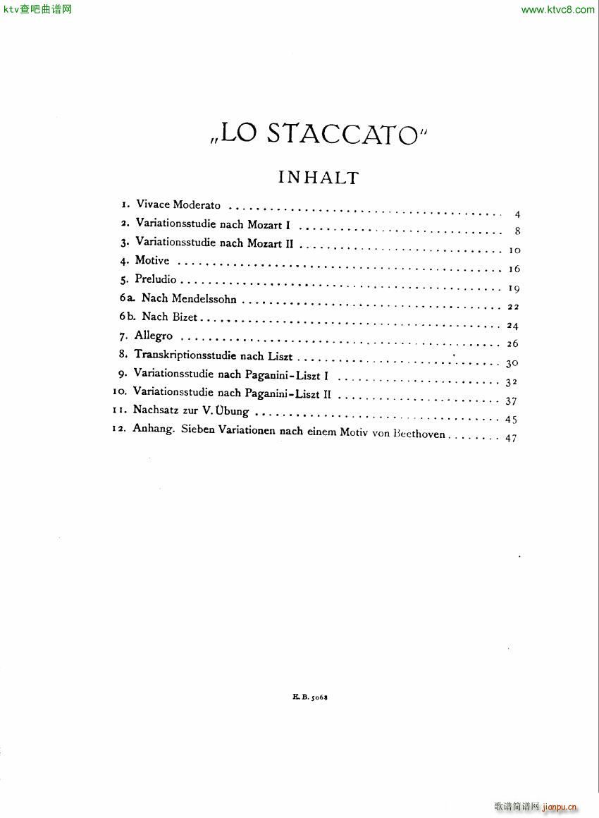 Busoni Etudes 12