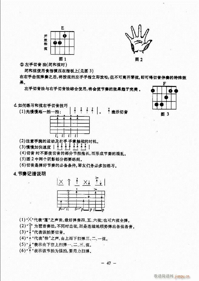 民谣吉他教程 目录前言 1-6052