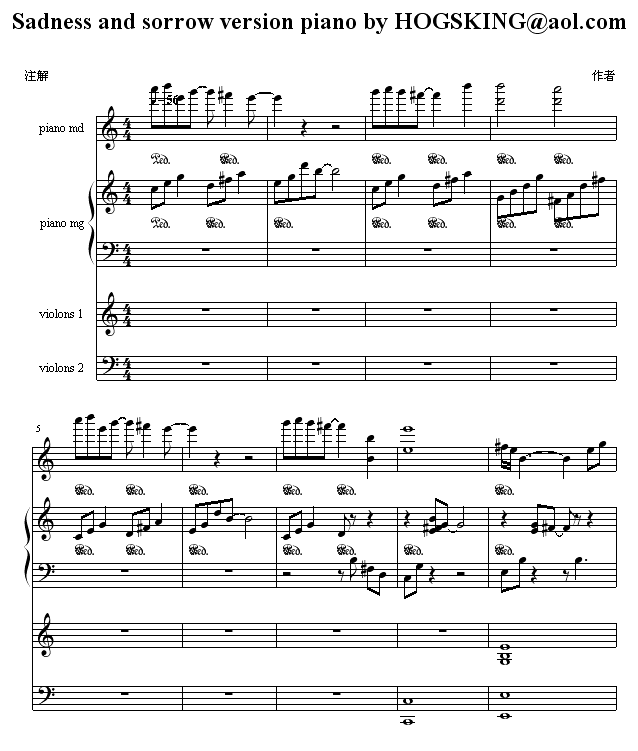 Sadness_and_Sorrow-钢琴谱(钢琴曲)-火影忍者1