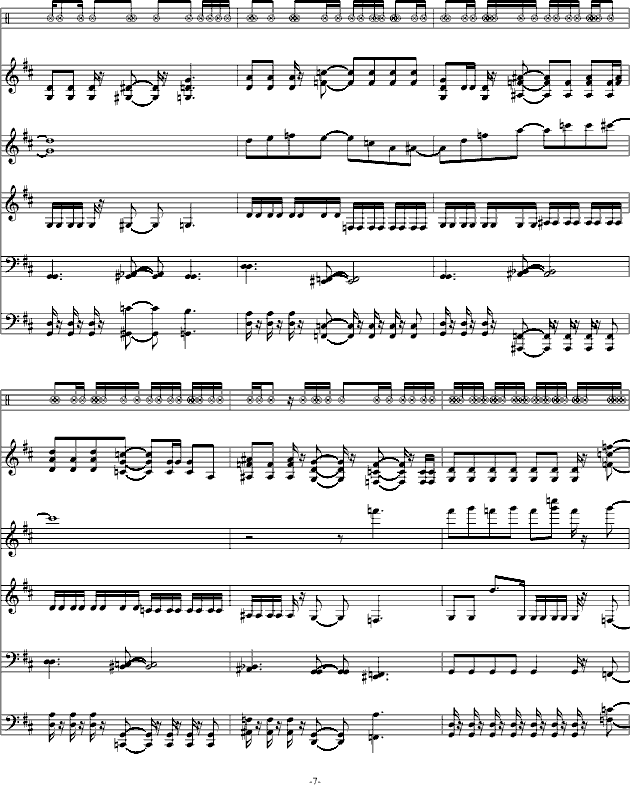 Into the Machine-钢琴谱(钢琴曲)-swenl7