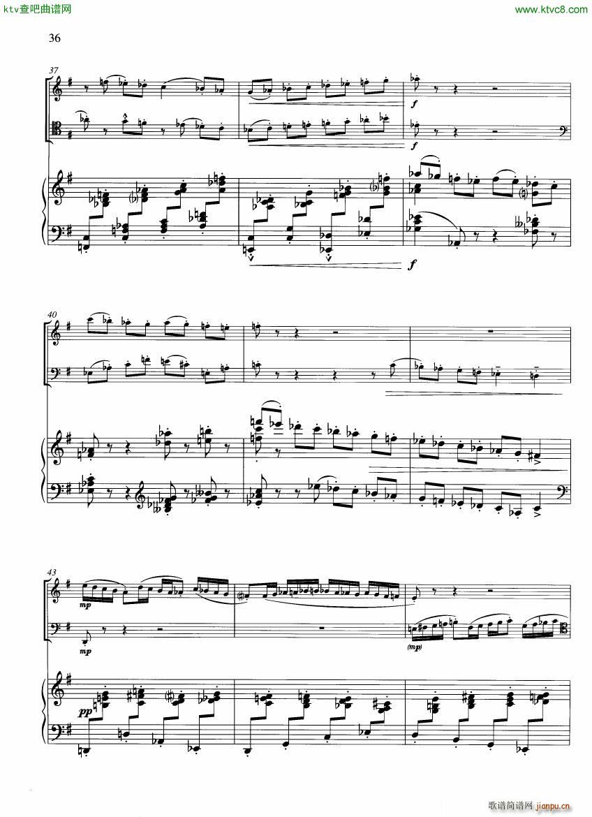 Francaix Trio for oboe bassoon and piano 二9