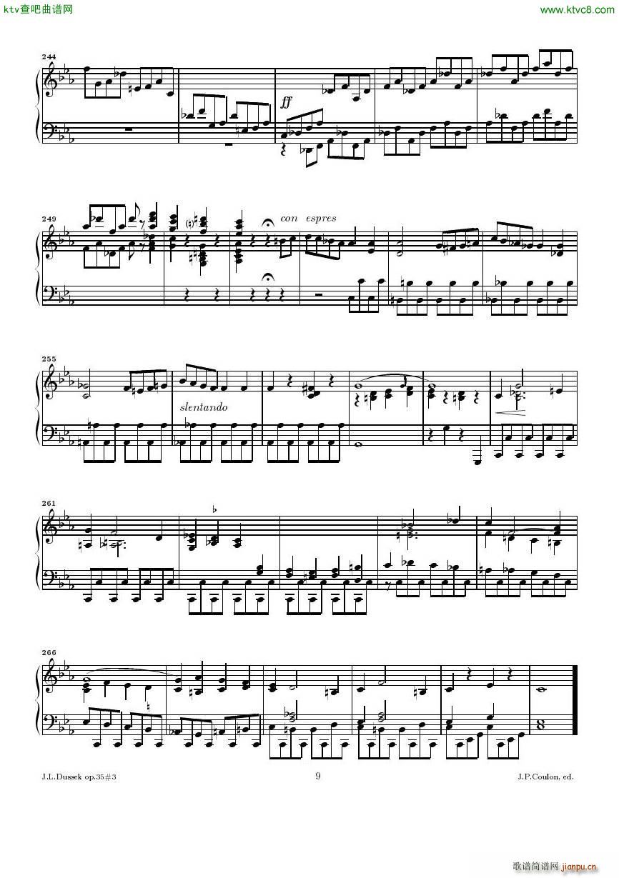 Dussek Sonate No13 op35 No39