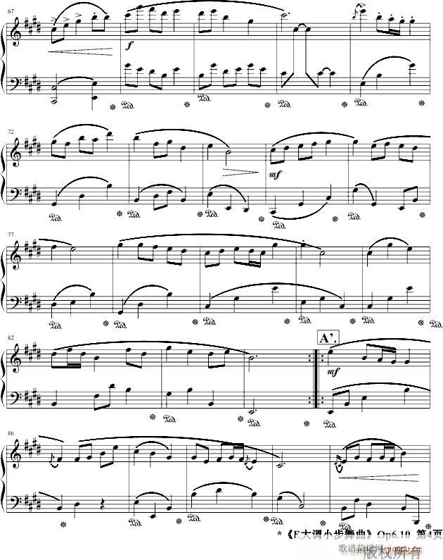 E大调小步舞曲Op6.10_jerry57432