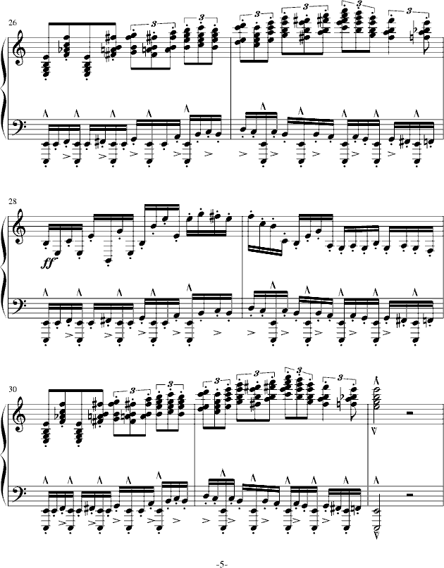 龙卷风  超级练习曲-钢琴谱(钢琴曲)-wang5549034415