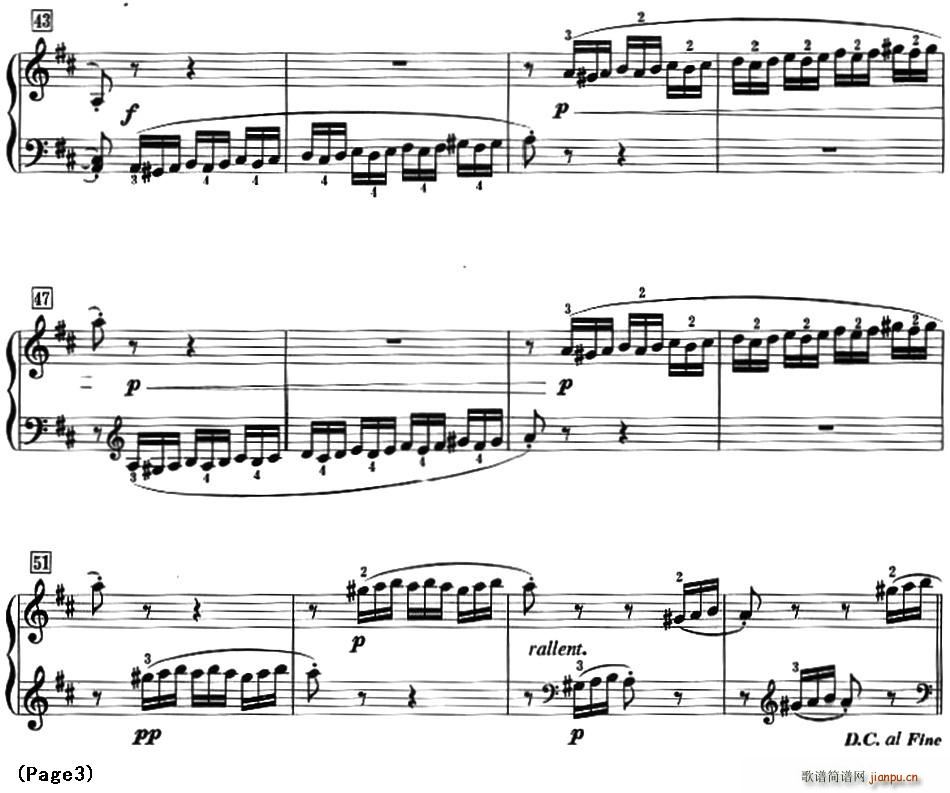 50首莱蒙钢琴练习曲 作品37(NO 48)3