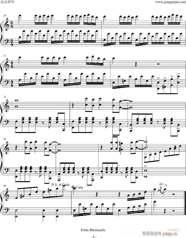 [OXRC] Petite Ritournelle 欢乐的反复_克莱德曼4