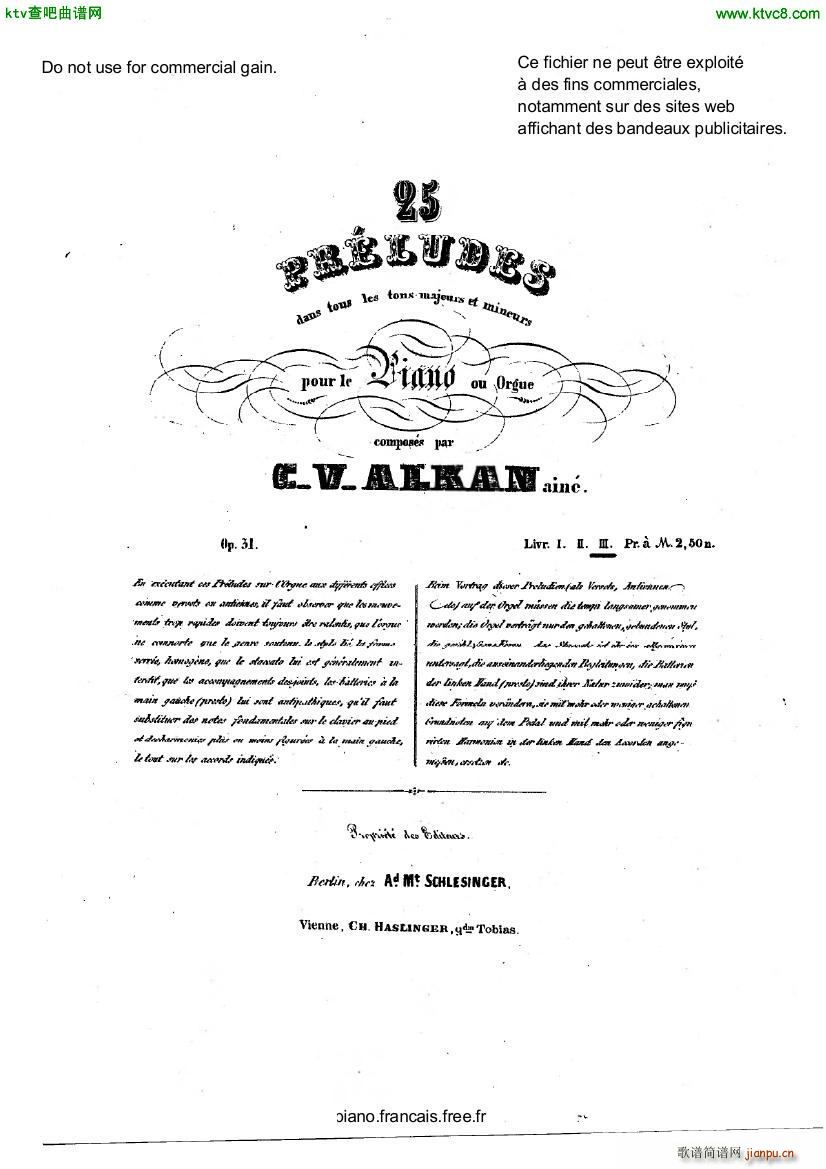 Alkan op 31 25 preludes part 31