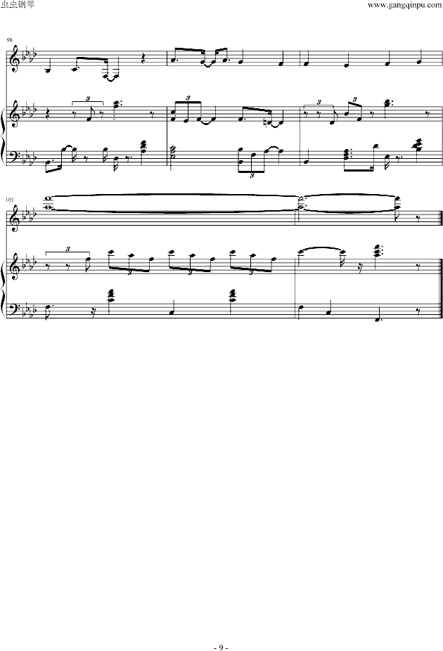 Dionysus的牛仔吉他舞-钢琴谱(钢琴曲)-小光9