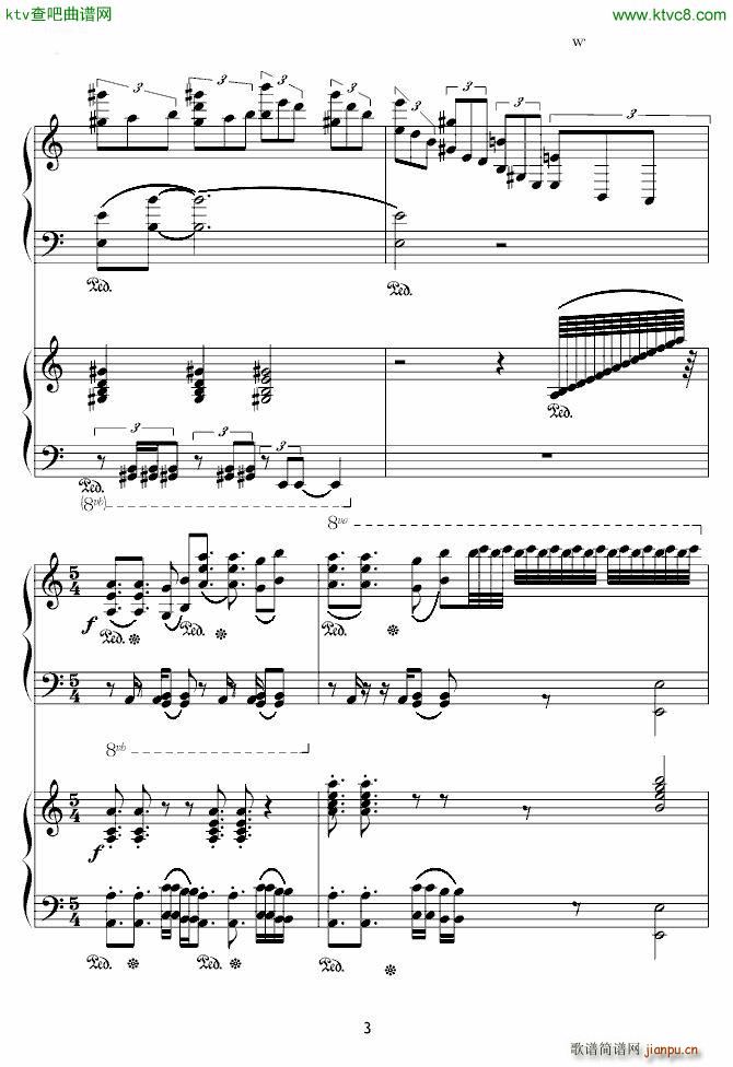 X战记插曲 宿命 双钢琴版3