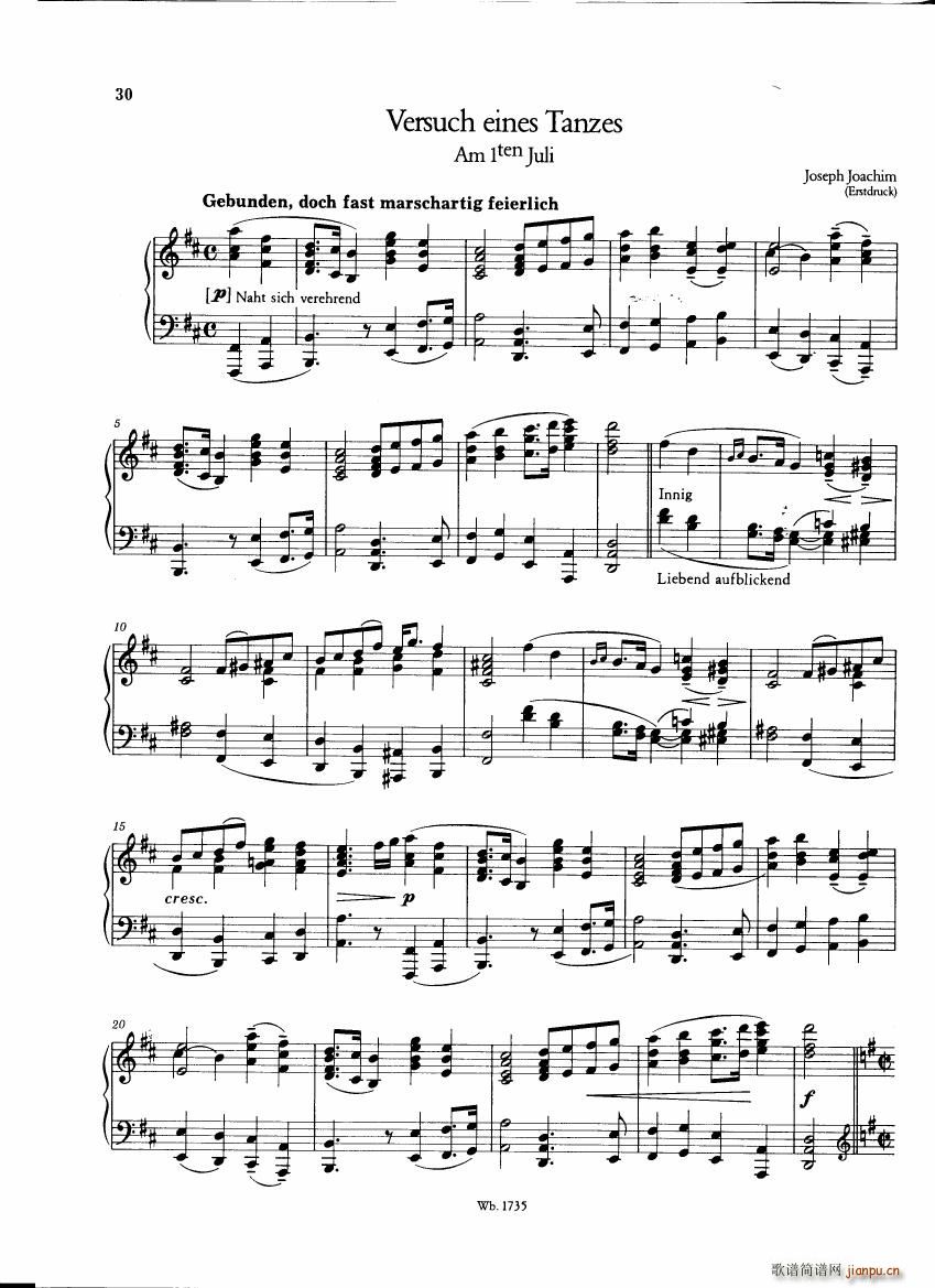 Brahms and his friends Anthology 134