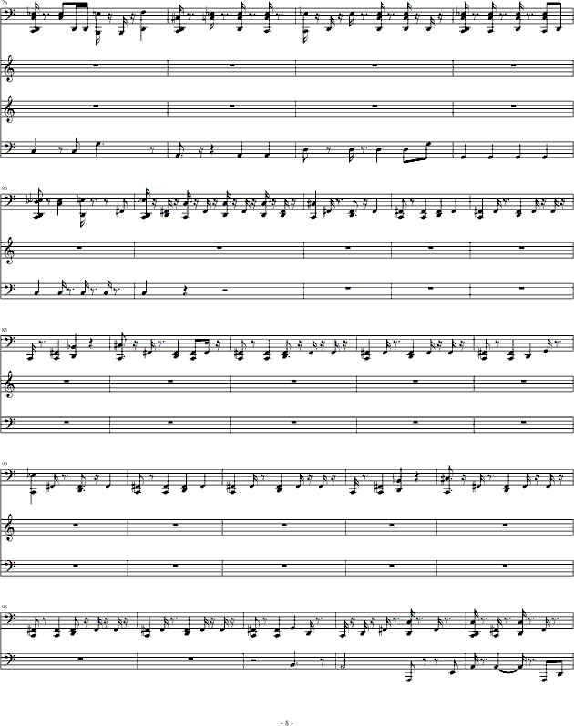 歌舞满城-真人原声演译-钢琴谱(钢琴曲)-058954648
