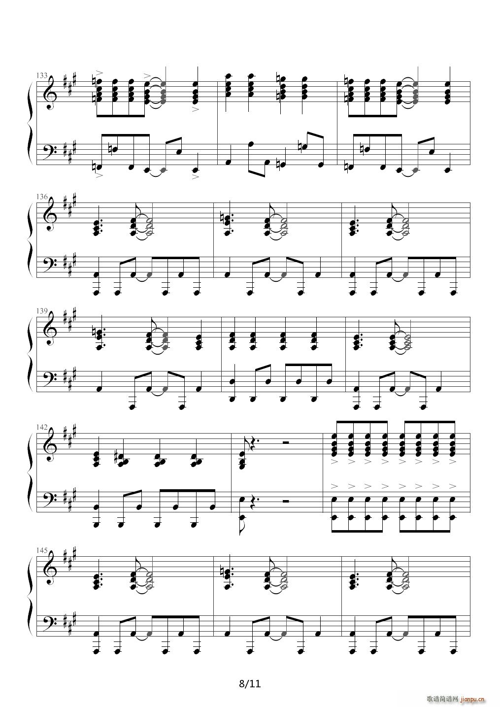 铃儿响叮当（变奏曲） 降E调8