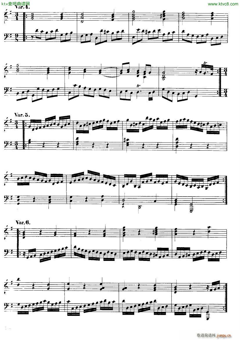 Handel Chaconne in G major G2292