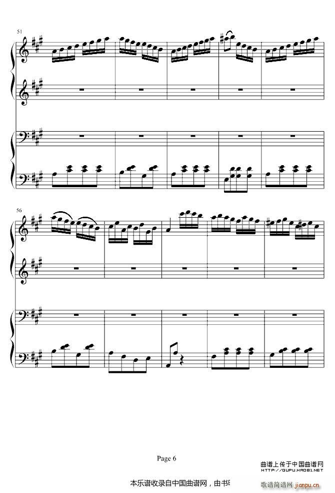 土耳其进行曲（四手联弹）6