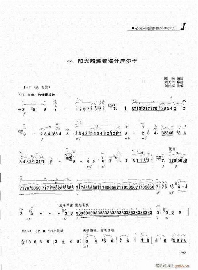 二胡 阳光照耀着塔什库尔干4