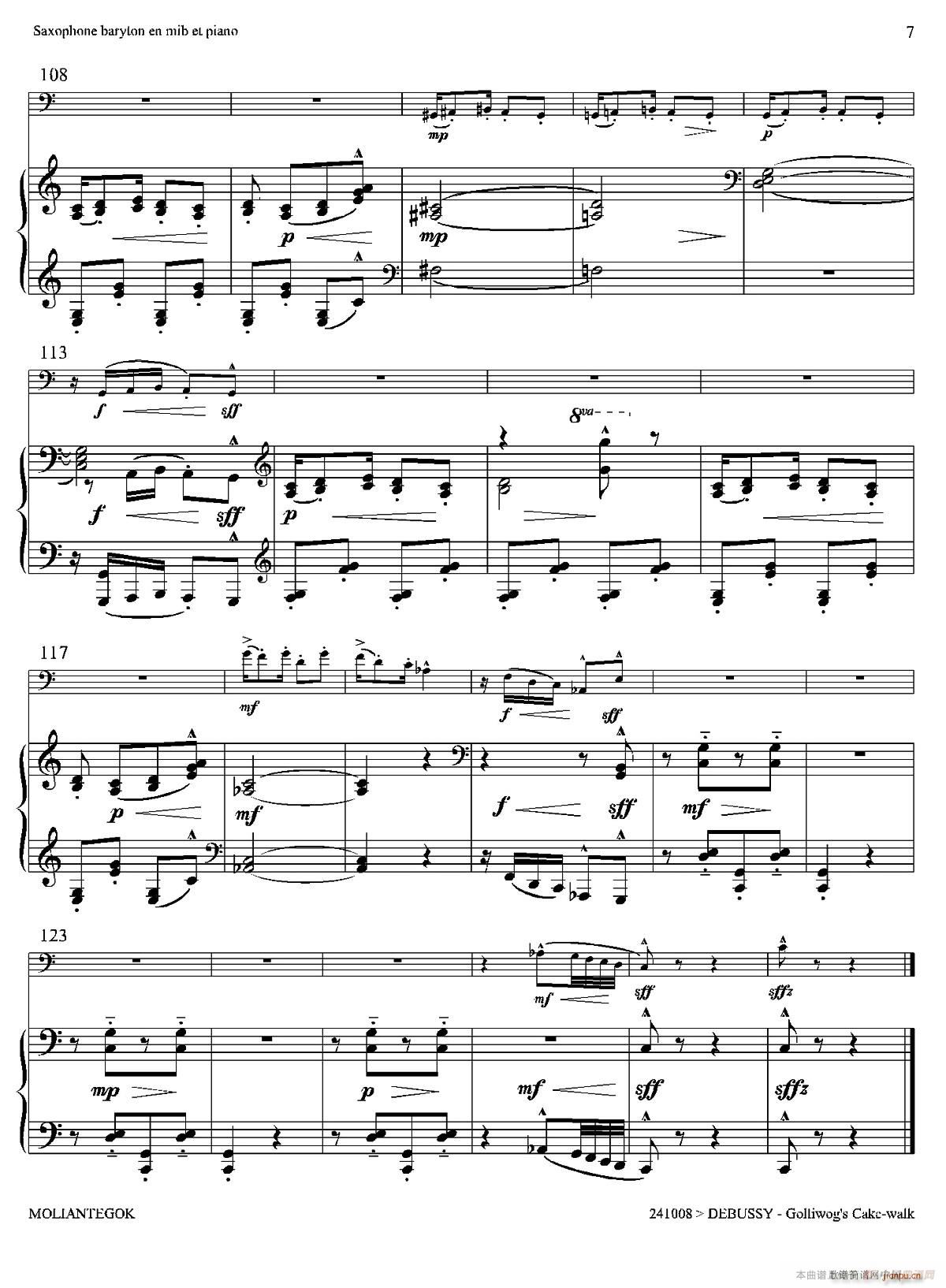 木偶步态舞（上低音萨克斯 钢琴伴奏）6