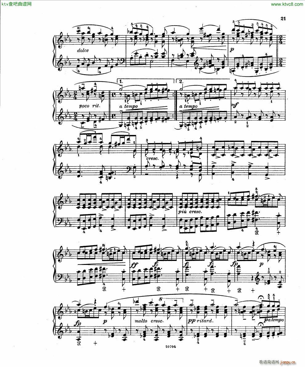 Fuchs Robert Improvisation pour clavier op 1119