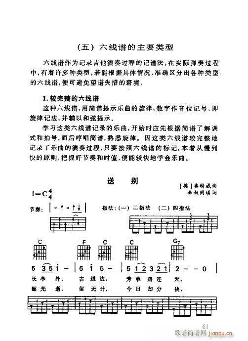 怎样识吉他六线谱60-801