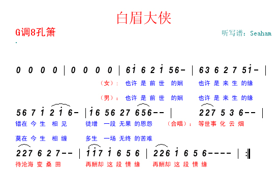 白眉大侠1
