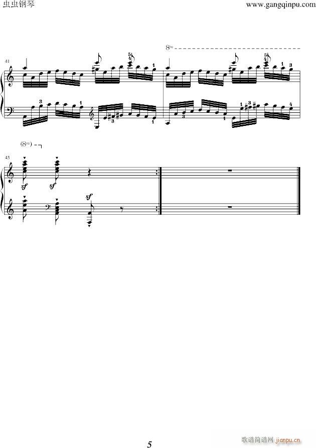 练习曲299 34条_车尔尼-Czerny5