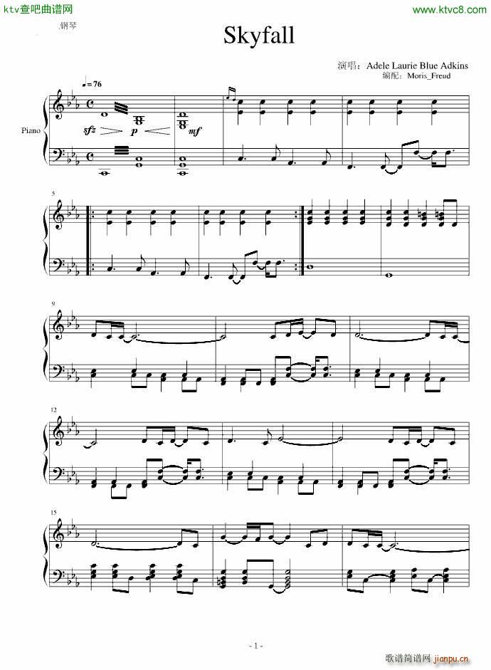 Skyfall独奏版_Adele Laurie Blue Adkins1