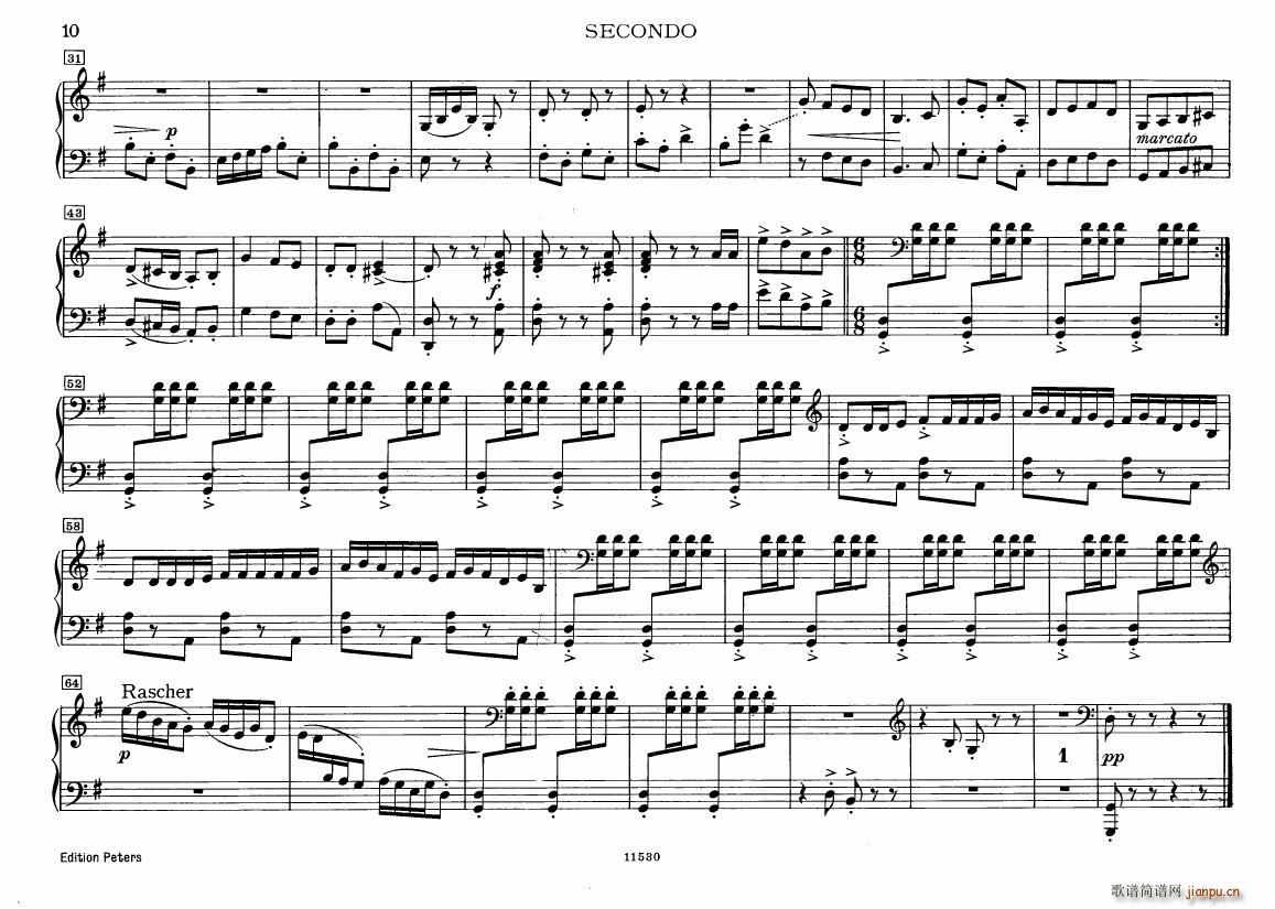 Bresgen Kuckucksuite for piano 4hands7