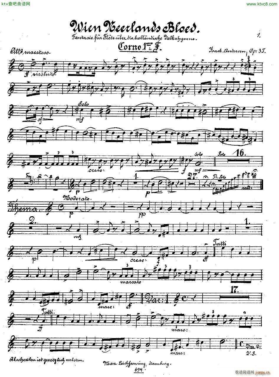 Andersen op 35 Wien Neerlands Bloed orch pts35