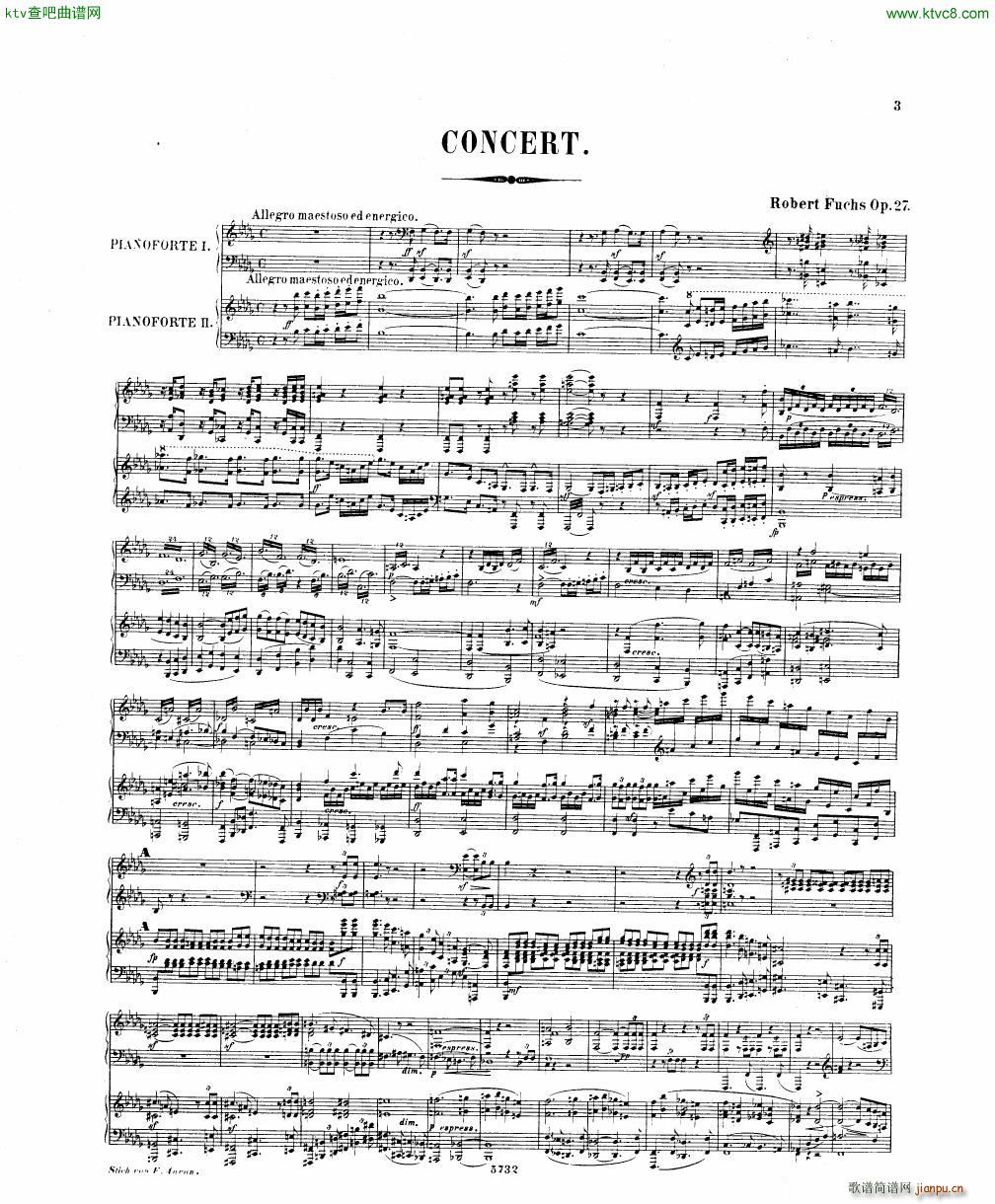 Fuchs Piano concerto Op 27 I1
