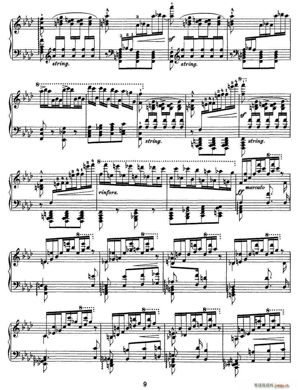 12首超级技巧练习曲 F Minor（F小调）9