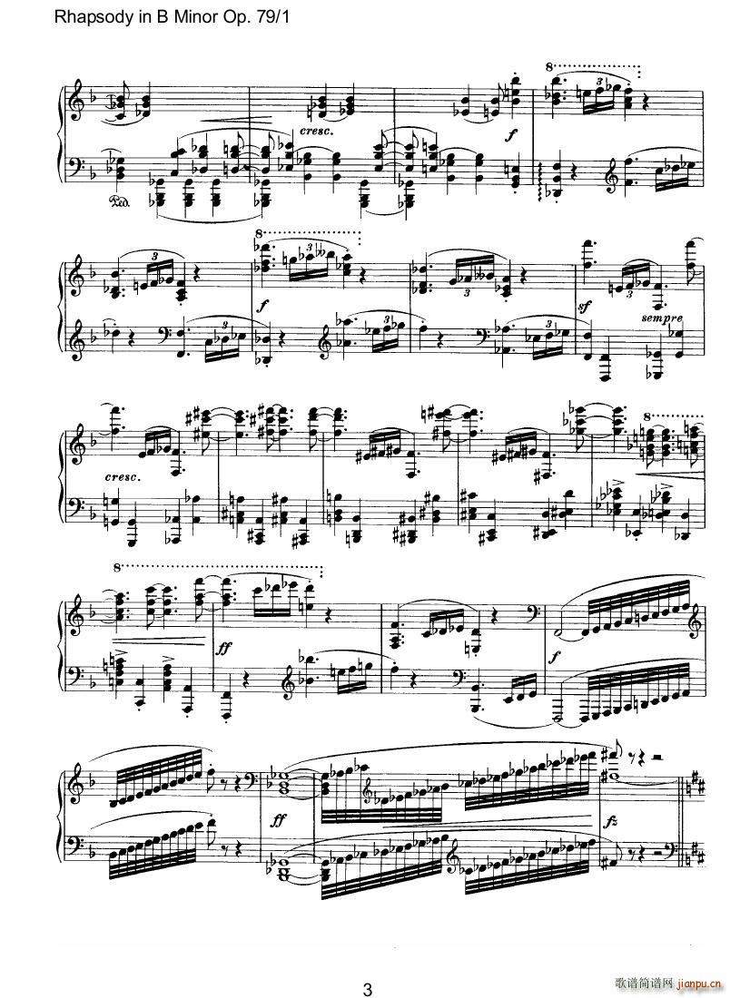 Brahms Rhapsody Op79 12