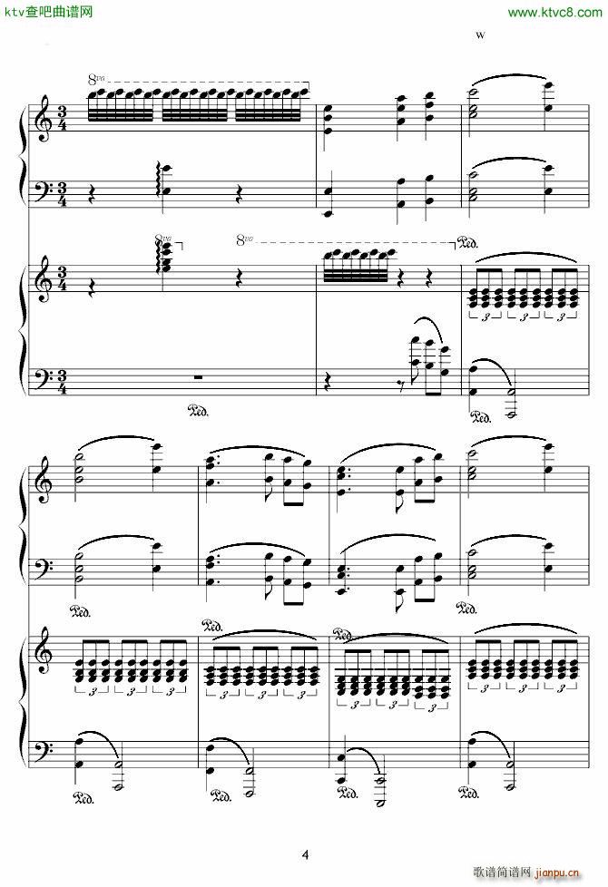 X战记插曲 宿命 双钢琴版4