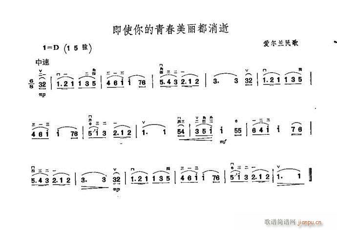 二胡 即使你的青春美丽都消失1