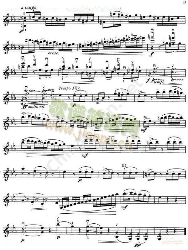 海菲茨-HUMMEL《Rondo》in E-flat major 1 副6