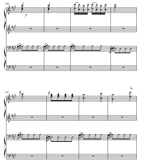 土耳其进行曲四手联弹20