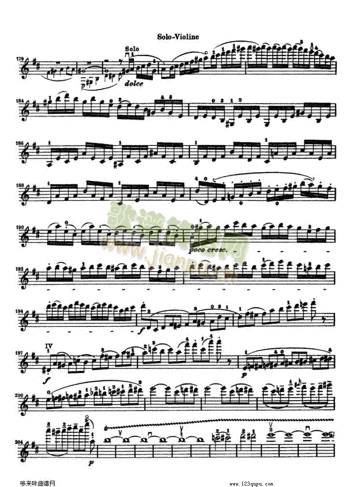 贝多芬小提琴协奏曲(konzert fur violine)4