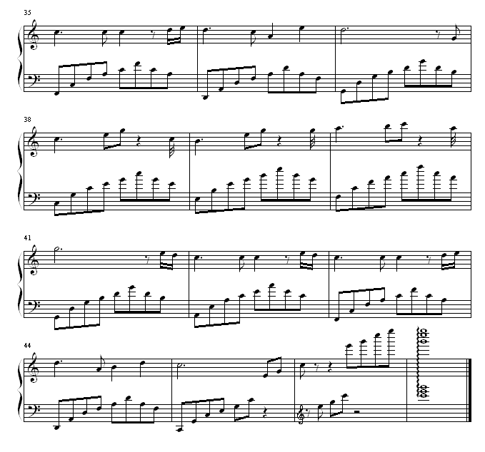 月亮代表我的心-(简易版)3
