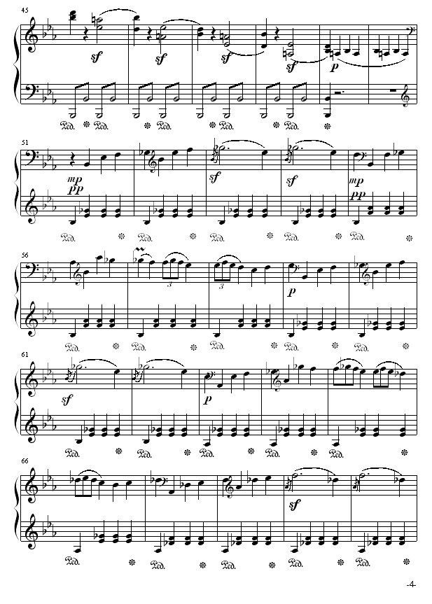 悲怆奏鸣曲第一乐章4