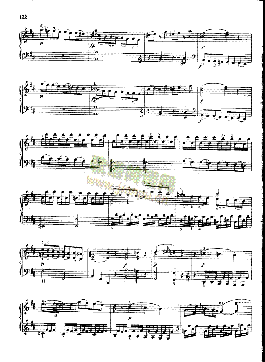 奏鸣曲Nr.810 键盘类 钢琴22