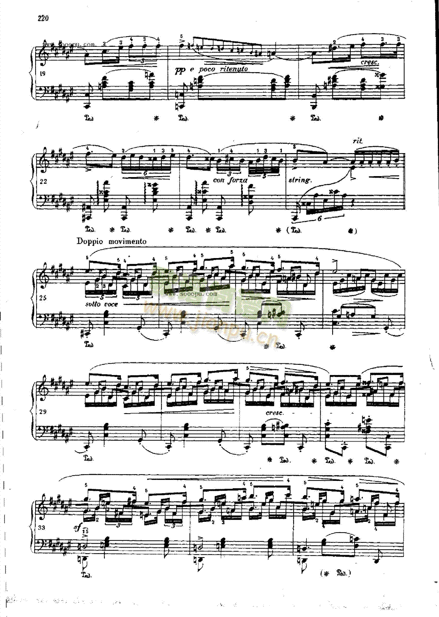 夜曲OP.15  Nr2 键盘类 钢琴2