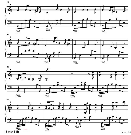 史班赛山(好听的轻音乐曲改编)-世界名曲3
