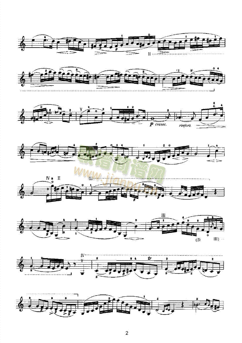 马扎斯小提琴华丽练习曲27首作品36号 弦乐类 小提琴2