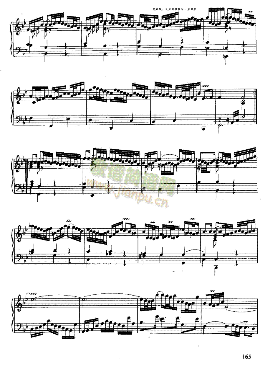 六首古组曲(德国组曲) 键盘类 钢琴8