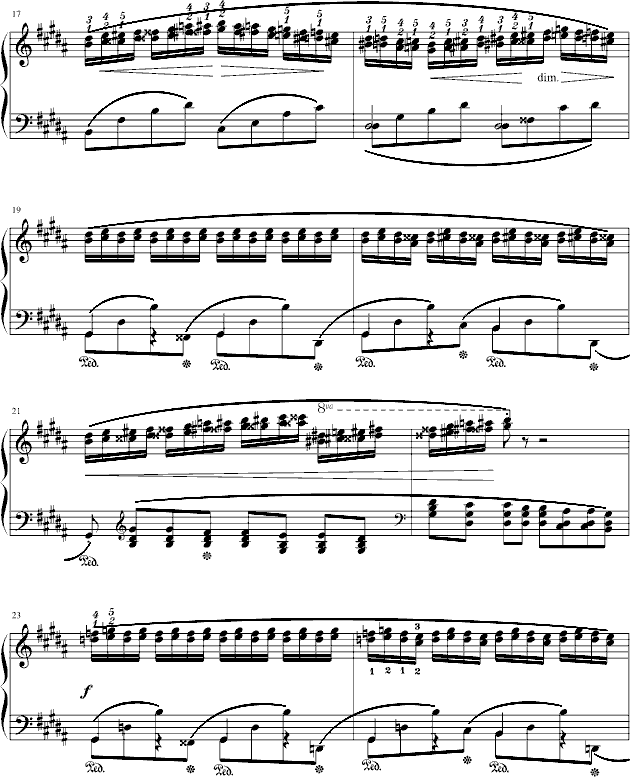 肖邦三度练习曲(op.25 no.6)3